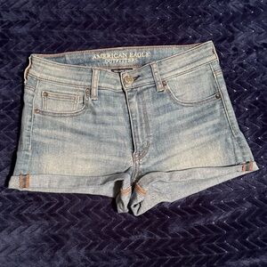 American Eagle Light Blue Jean Shorts